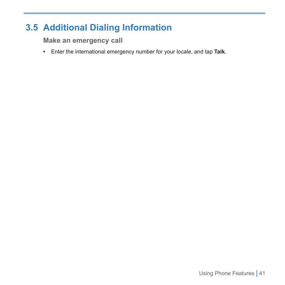 4 starting up, 5 additional dialing information | UTStarcom PPC-6700 User Manual | Page 42 / 149