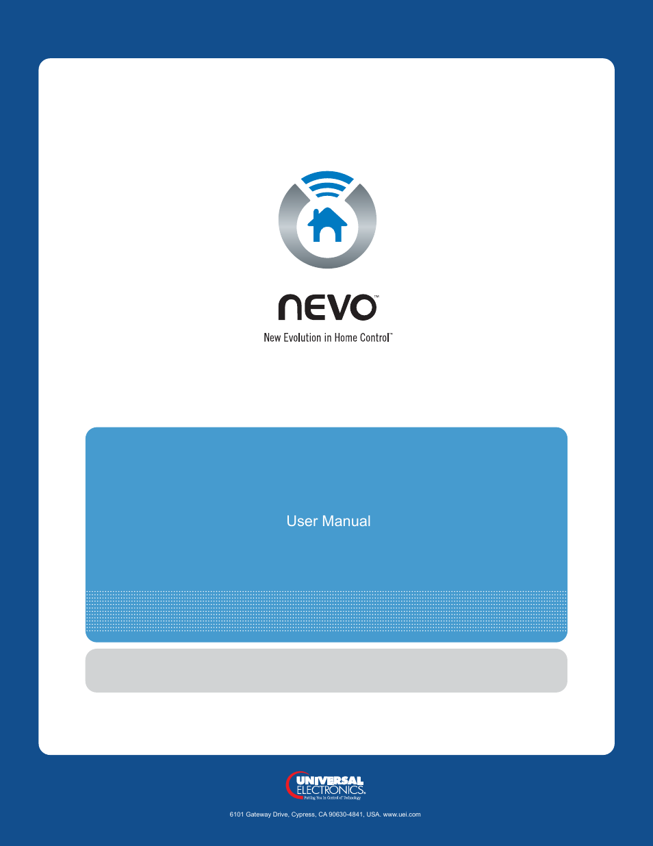 Universal Electronics Nevo User Manual | 29 pages