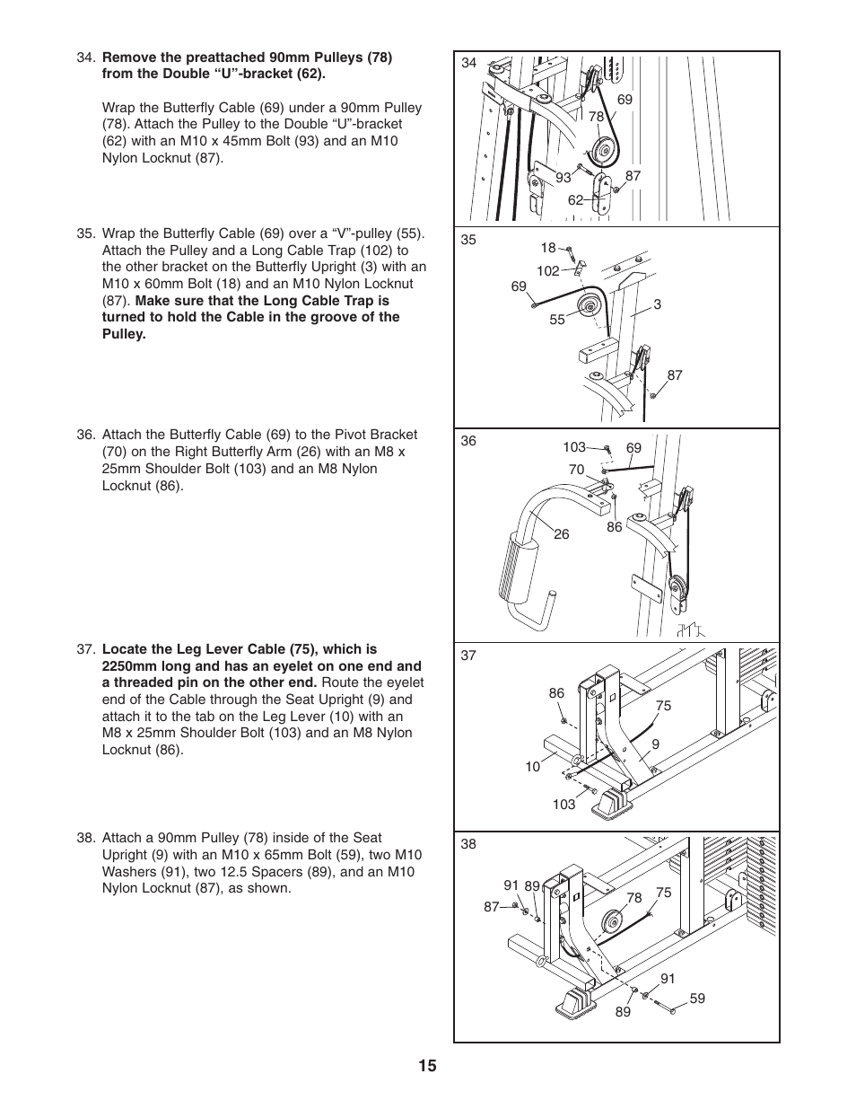 Weider Pro 4850 831.153932 User Manual | Page 15 / 33