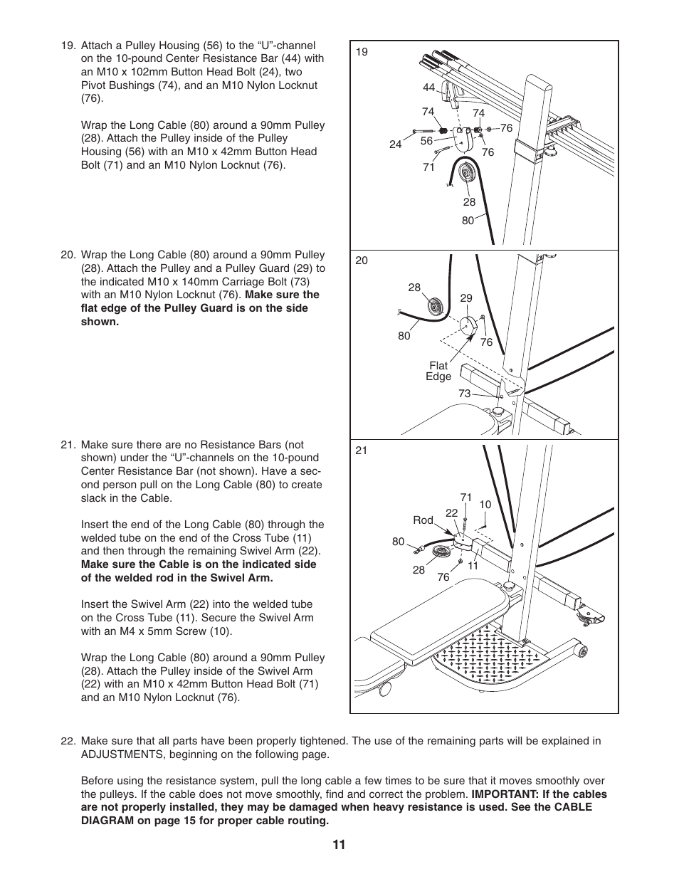 Weider WESY3873.2 User Manual | Page 11 / 24