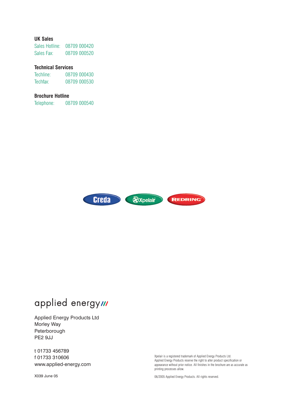 Xpelair Digitemp User Manual | Page 8 / 8