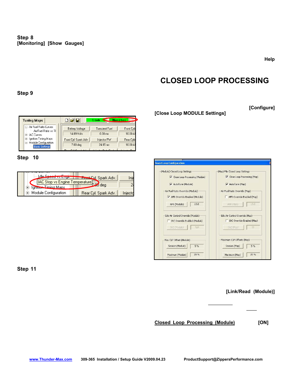 Closed loop processing | Zipper Mowers Thunder-Max 309-365 User Manual | Page 5 / 7