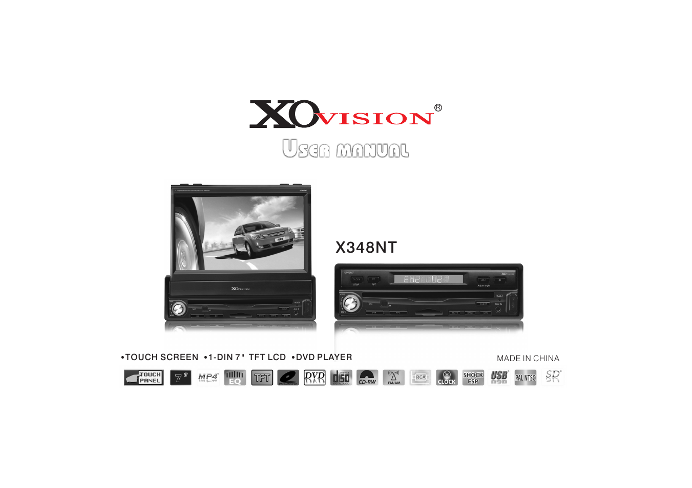 XO Vision X348NT User Manual | 27 pages