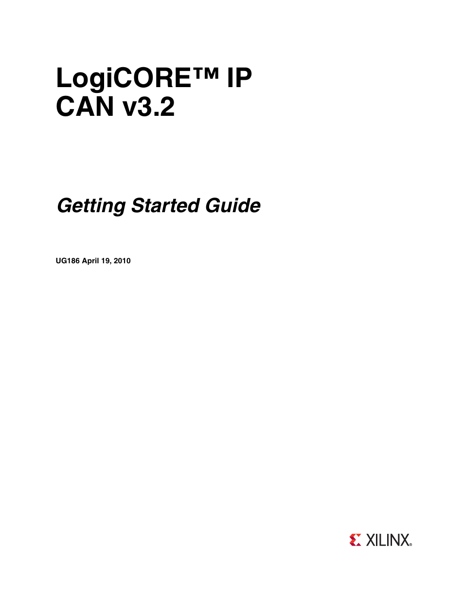 Xilinx LogiCORE IP CAN 3.2 User Manual | 28 pages
