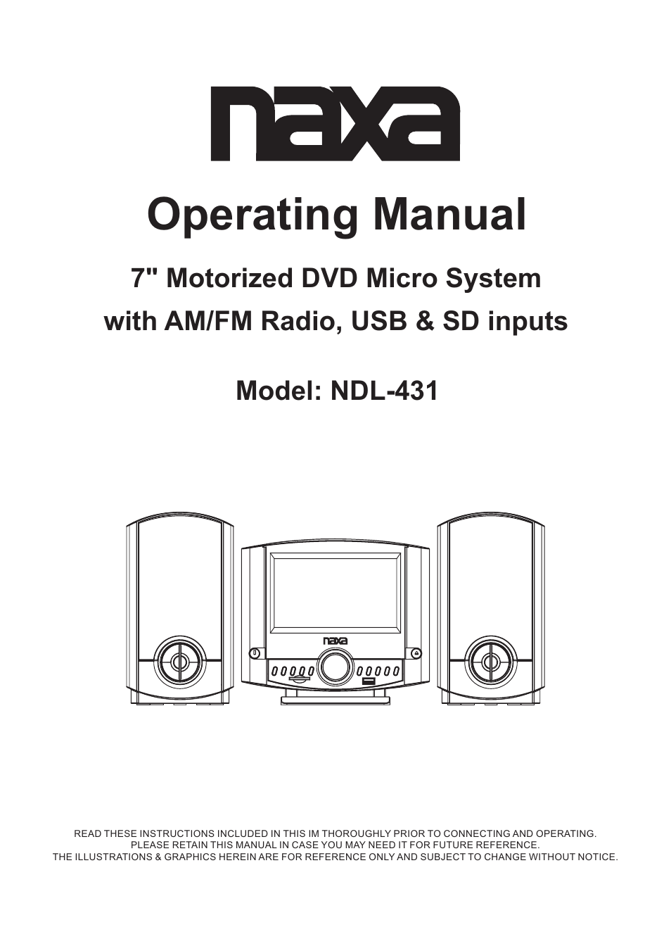 Naxa NDL-431 User Manual | 7 pages