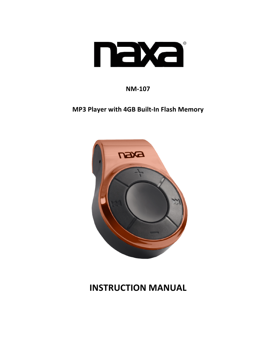 Naxa NM-107 User Manual | 5 pages