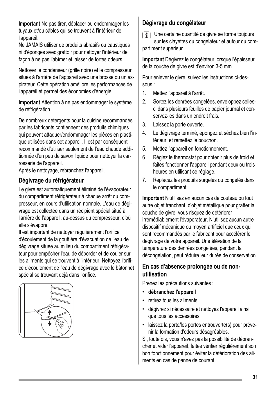 ZANKER KBT 23001 SB User Manual | Page 31 / 52