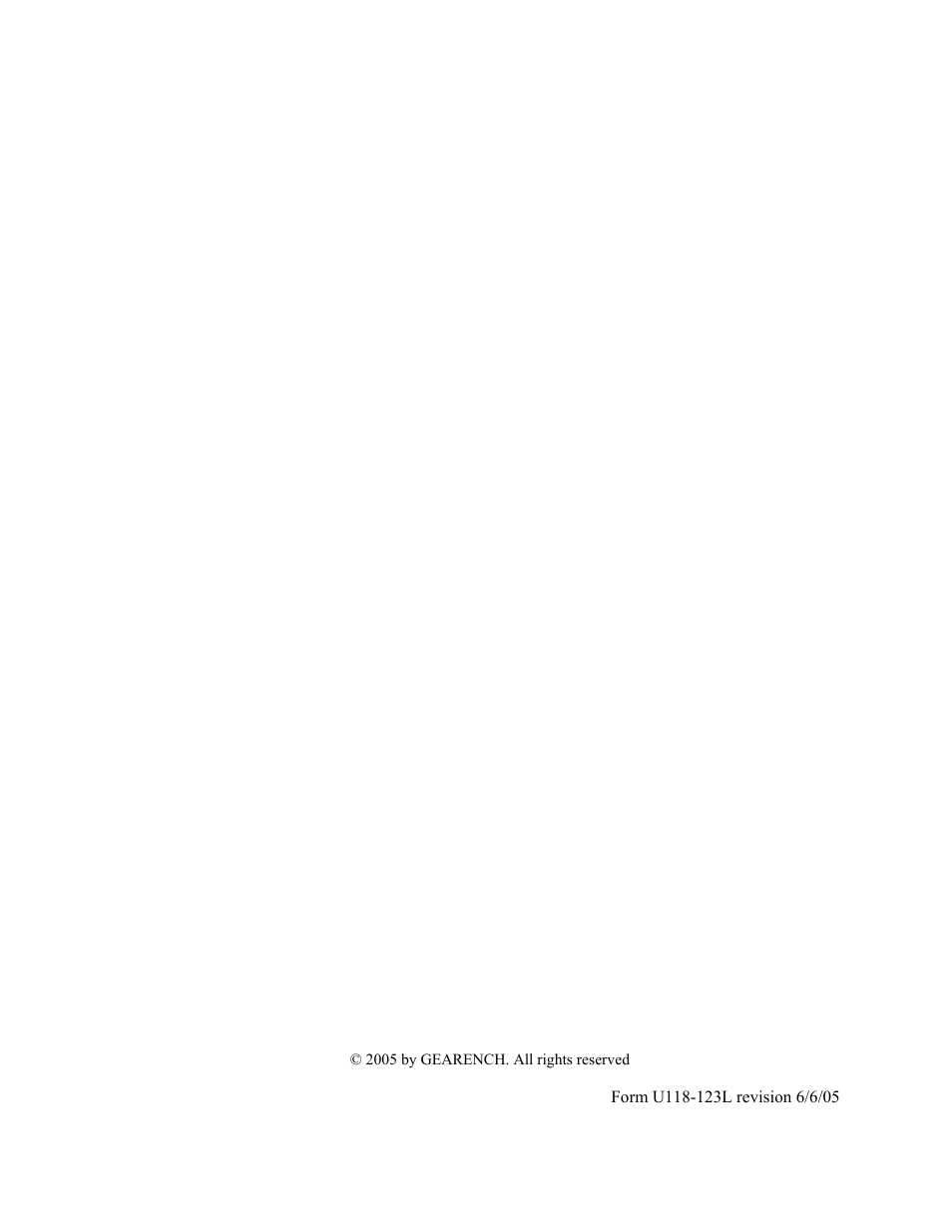 GEARENCH U118-123L PETOL HYDRA-TORK User Manual | 35 pages