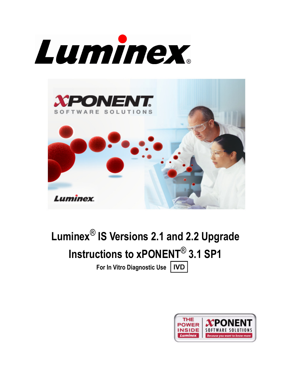 Luminex IS 2.1_2.2 to xPONENT 3.1 Rev 2 Upgrade Instructions User Manual | 16 pages