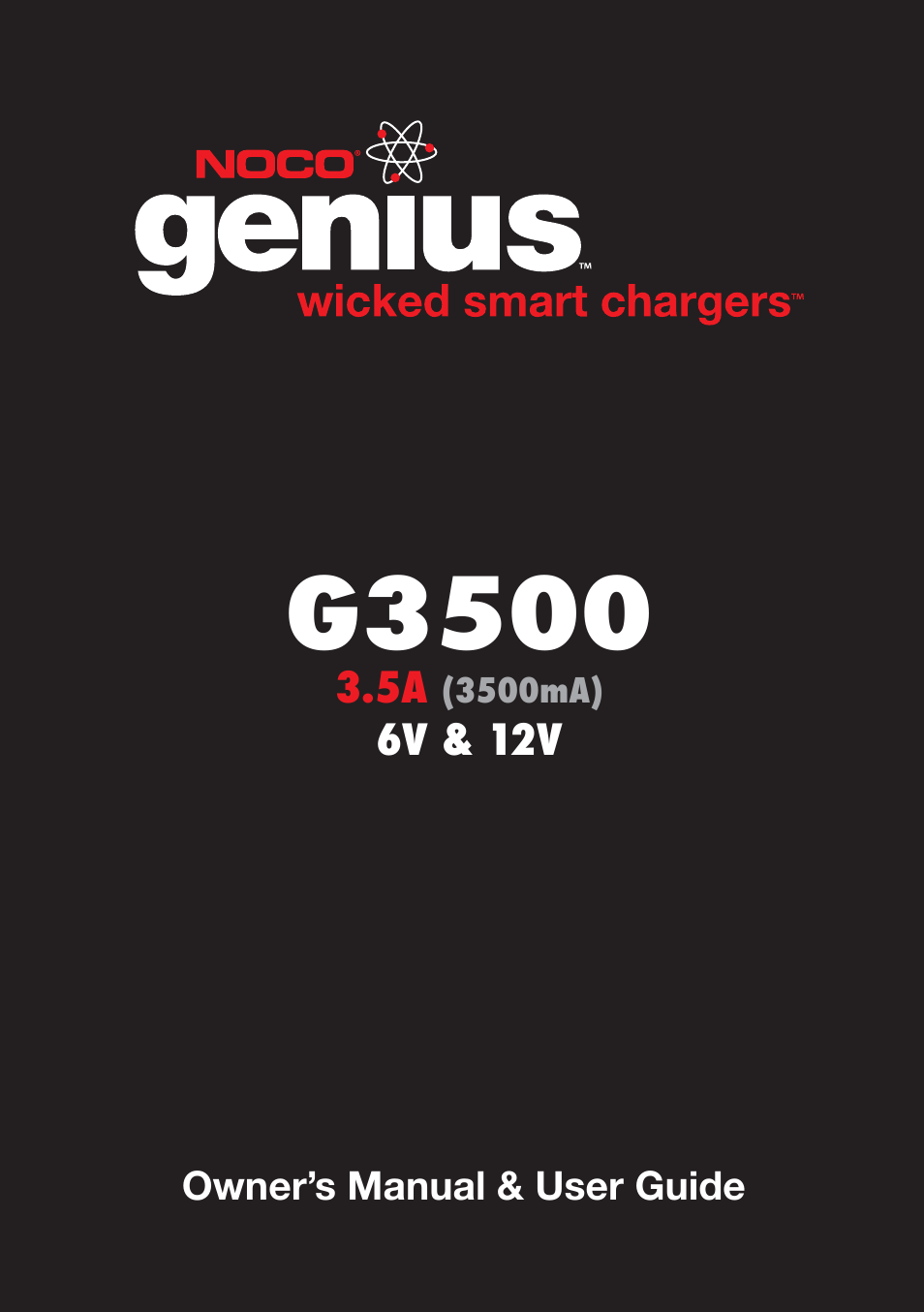 NOCO Genius G3500 User Manual | 47 pages