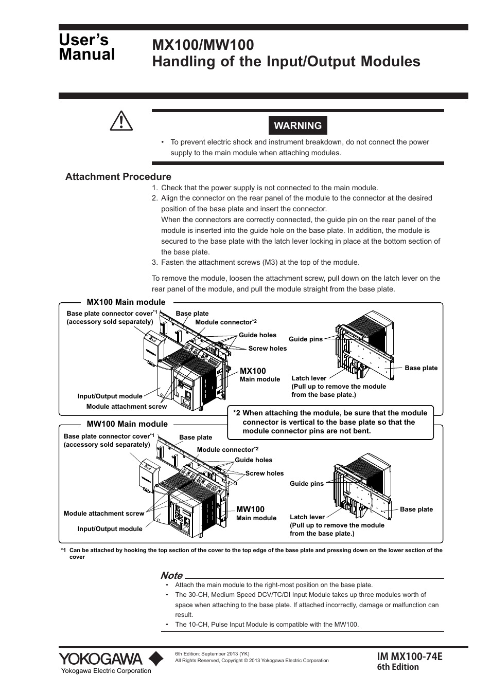 Yokogawa PC-Based MX100 User Manual | 4 pages
