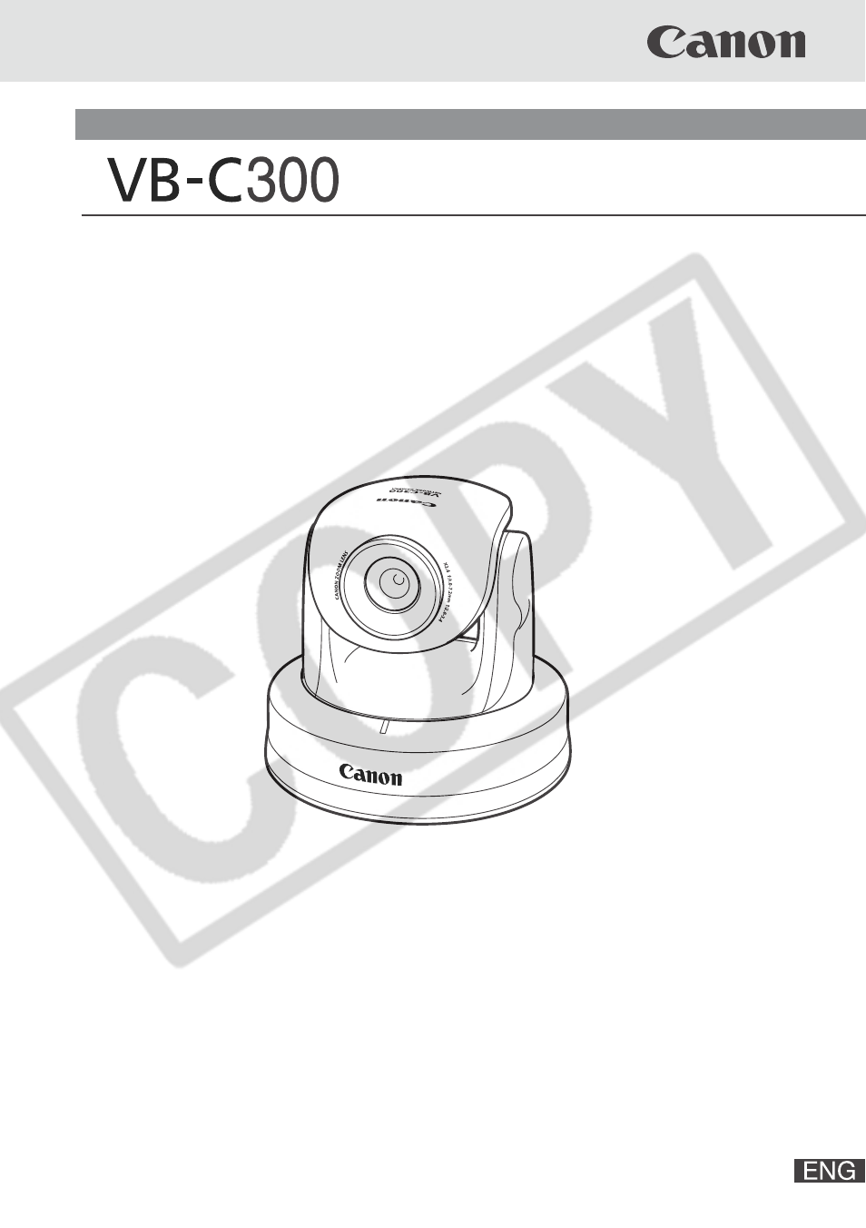 Canon VB-C300 User Manual | 95 pages