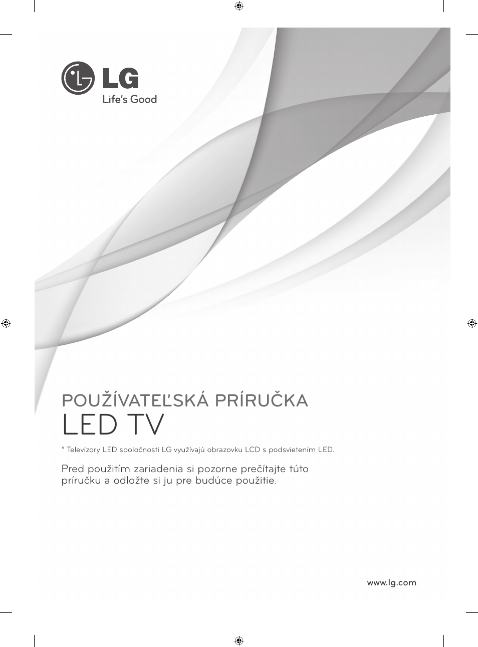 Led tv, Používateľská príručka | LG 42LA620S User Manual | Page 127 / 552