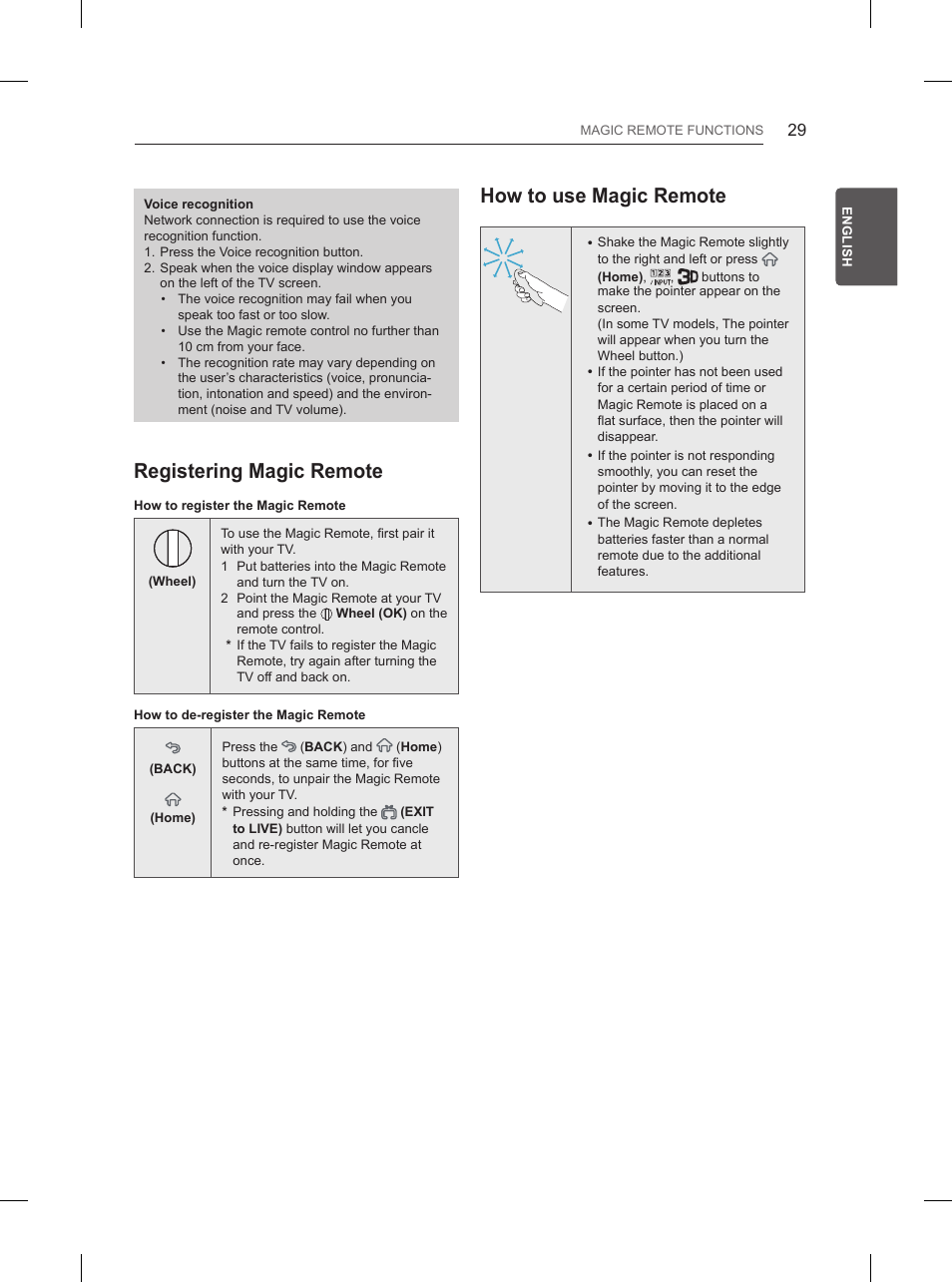 Registering magic remote, How to use magic remote | LG 84UB980V User Manual | Page 85 / 332