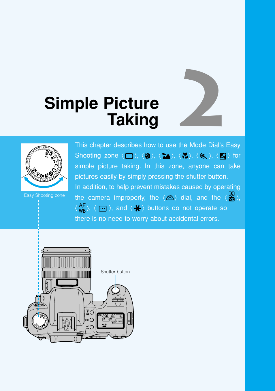 Simple picture taking | Canon EOS D30 User Manual | Page 41 / 152