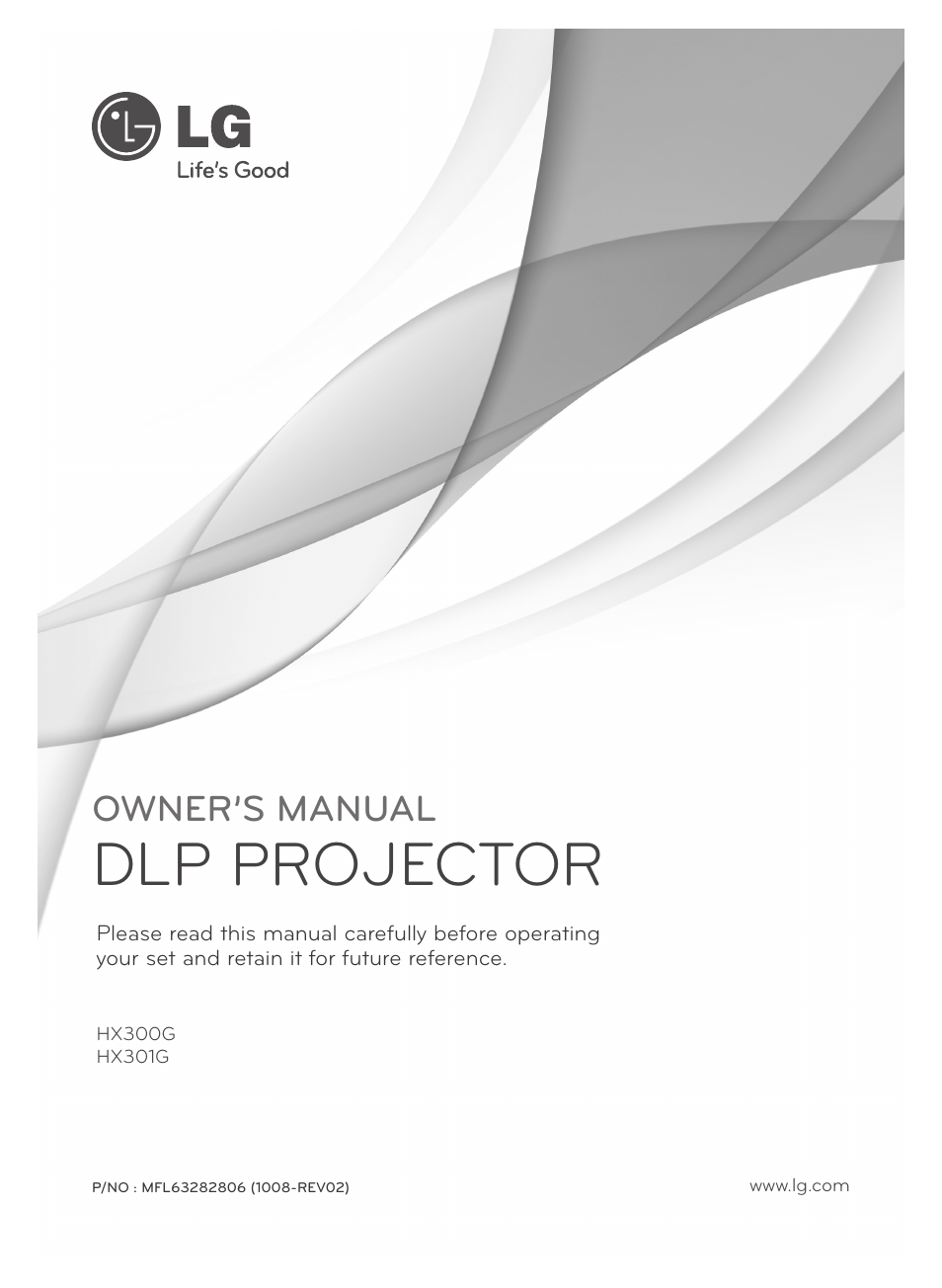 LG HX301G User Manual | 44 pages