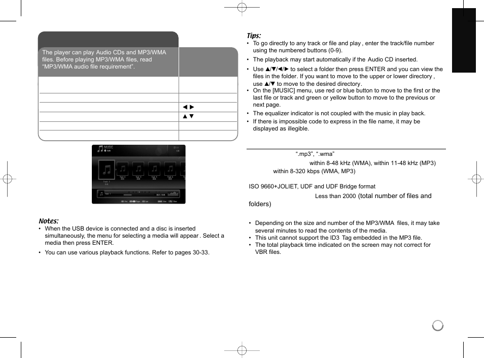 Listening to music | LG LHB977 User Manual | Page 37 / 65