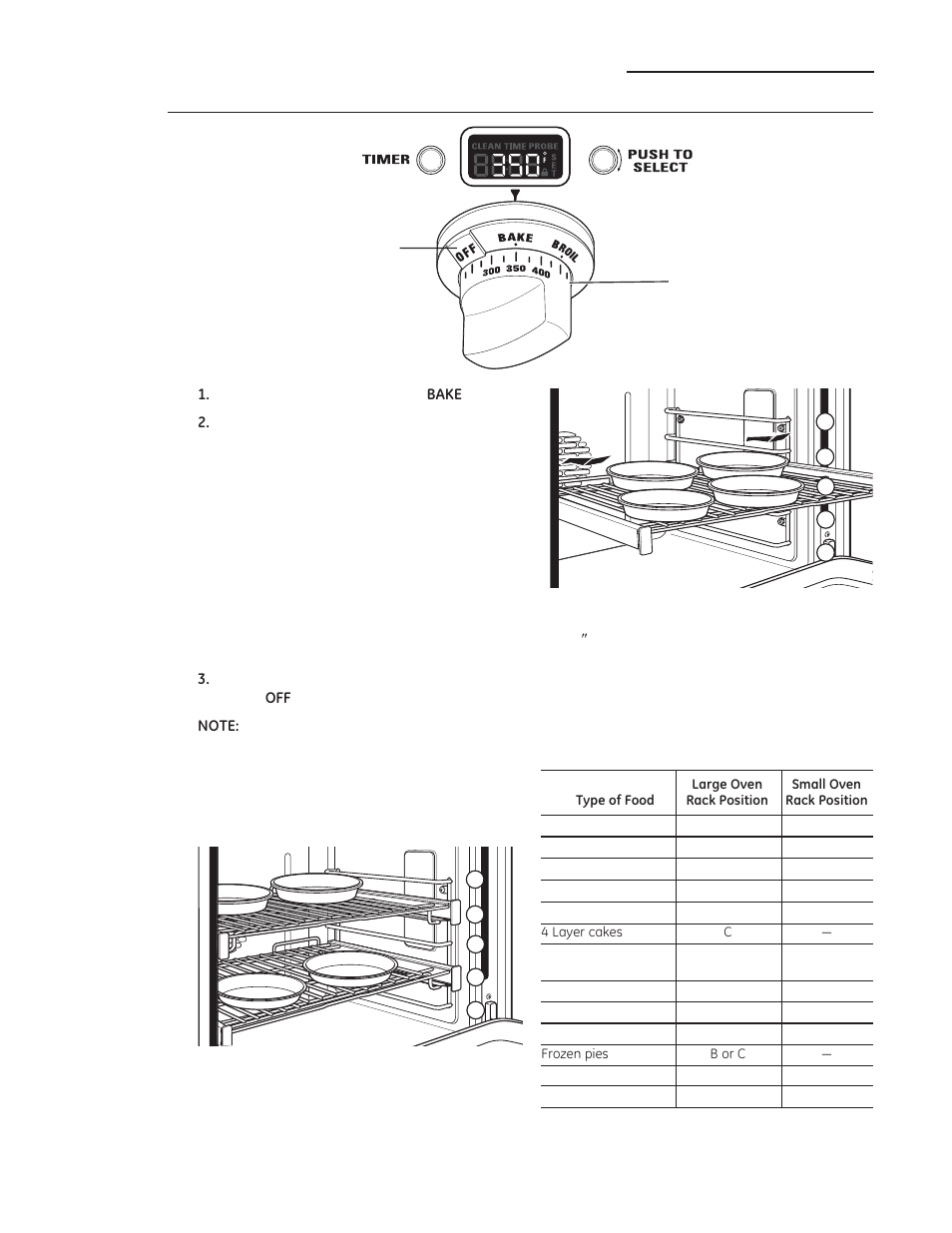 Baking, How to set the oven for baking | GE ZDP486NDPSS User Manual | Page 19 / 128