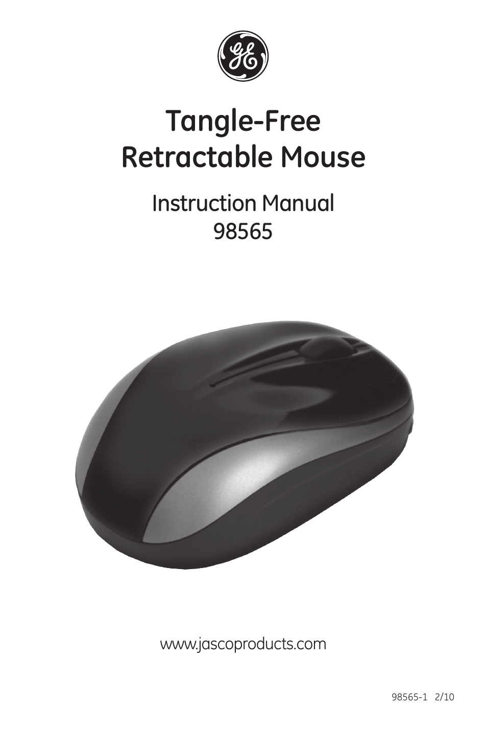 GE 98565 GE Tangle-Free Retractable Mouse User Manual | 6 pages