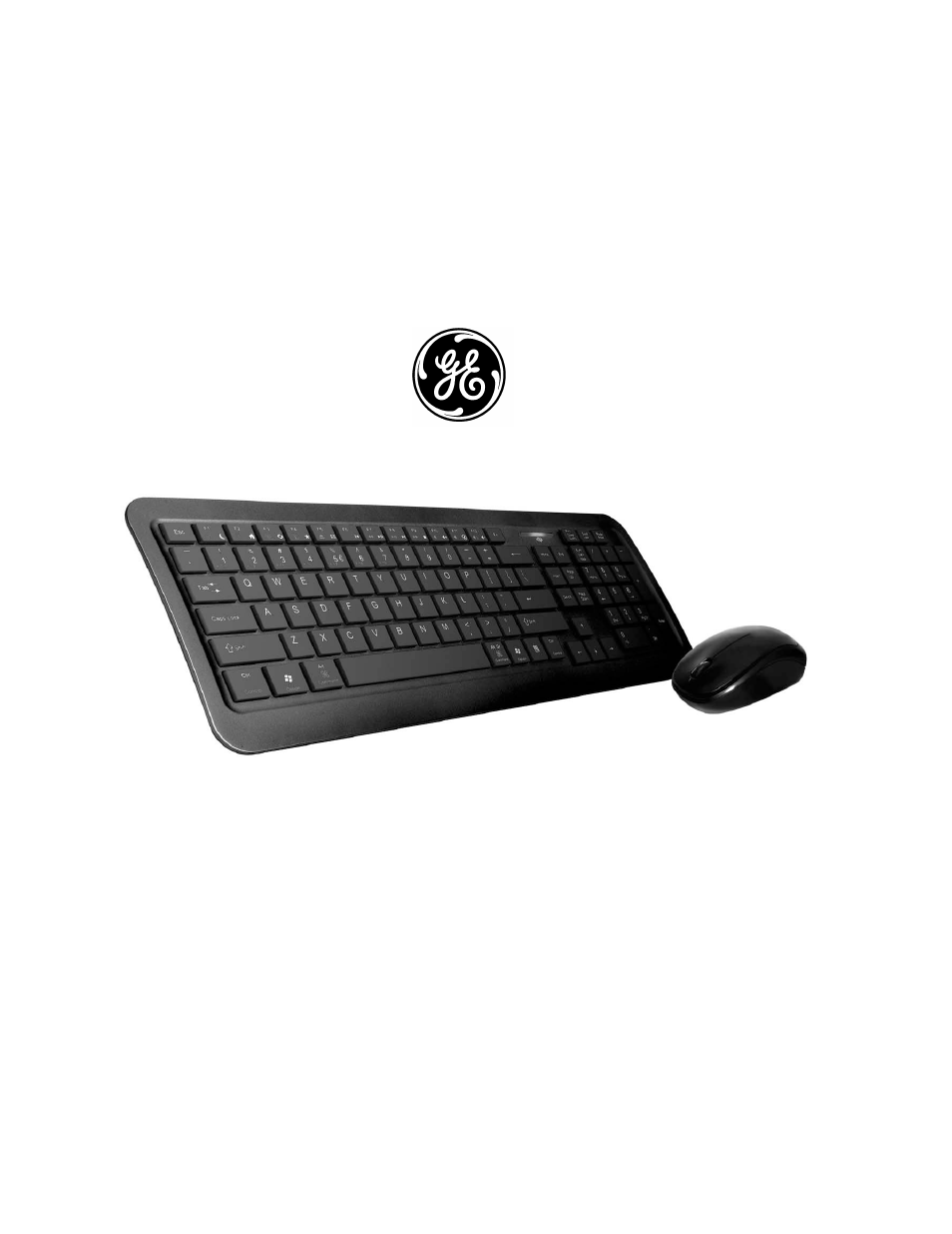GE 98614 GE Wireless Thin-Profile Keyboard and Mouse User Manual | 8 pages