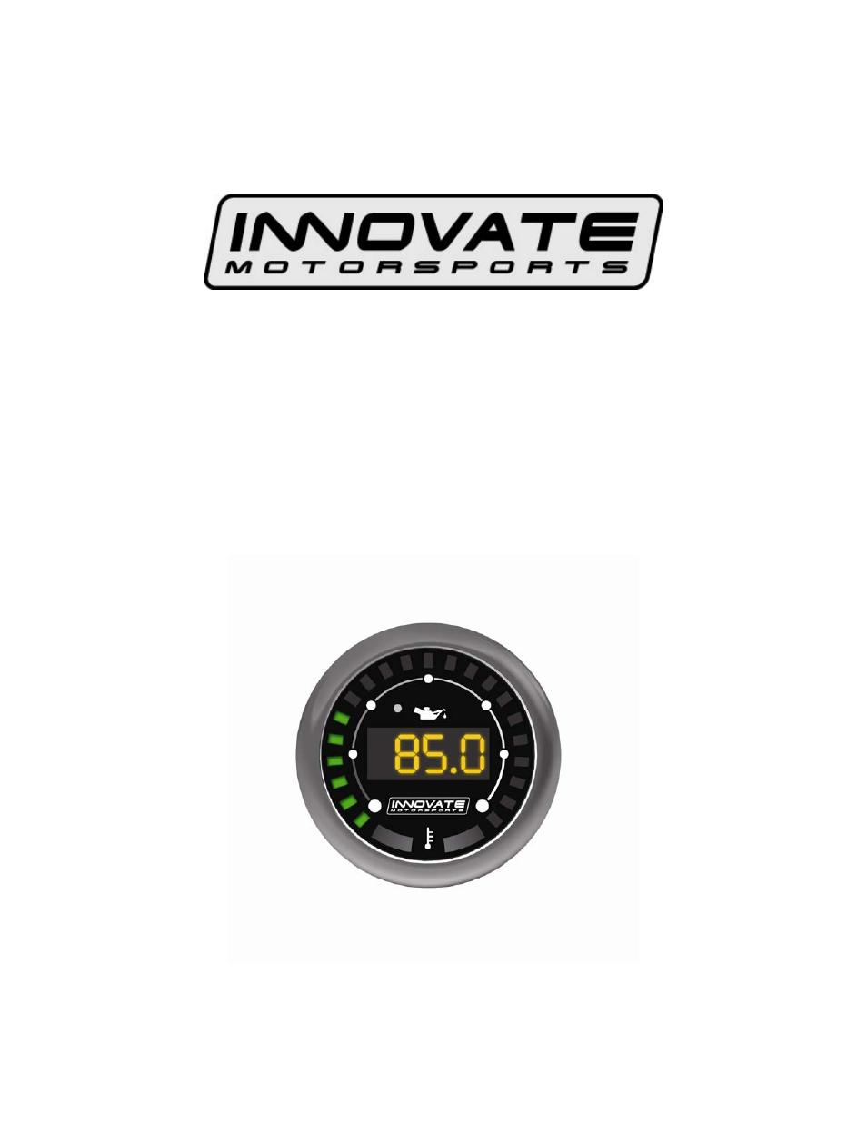 Innovate Motorsports MTX-D, Oil Temperature/Pressure Gauge User Manual | 10 pages