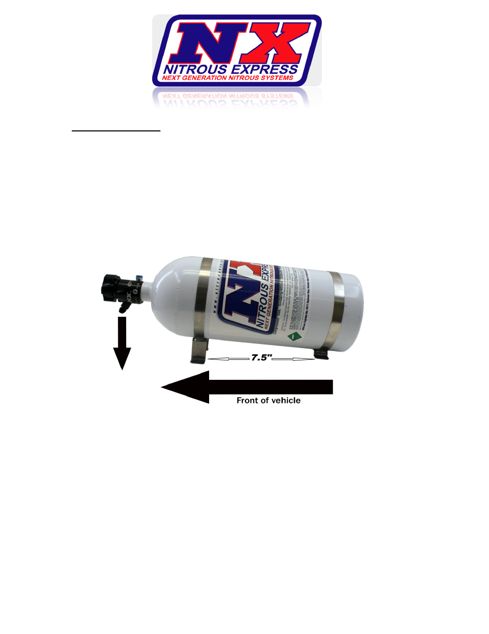Nitrous Express Bottle Mounting User Manual | 2 pages