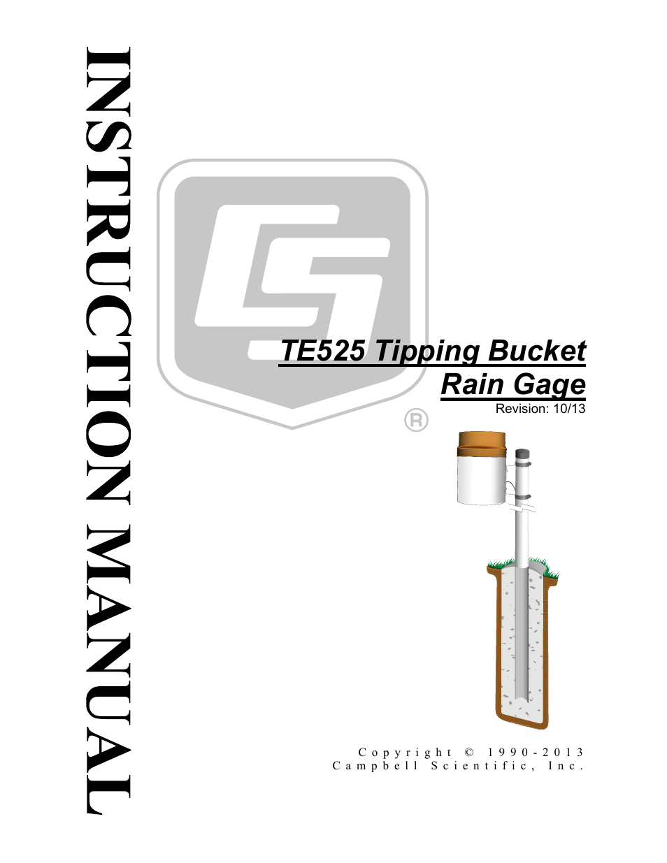 Campbell Scientific TE525, TE525WS, and TE525MM Texas Electronics Rain Gages User Manual | 24 pages