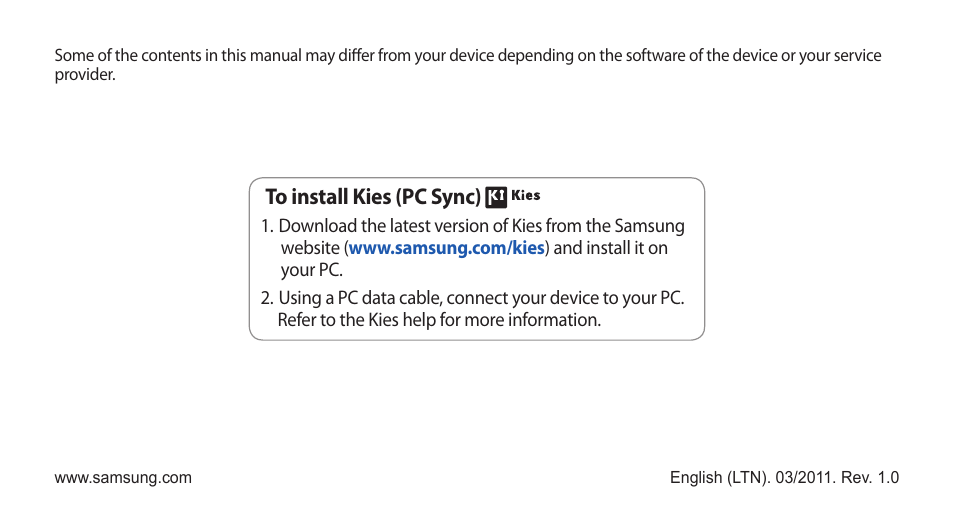 Samsung YP-G1CW-XAA User Manual | 115 pages