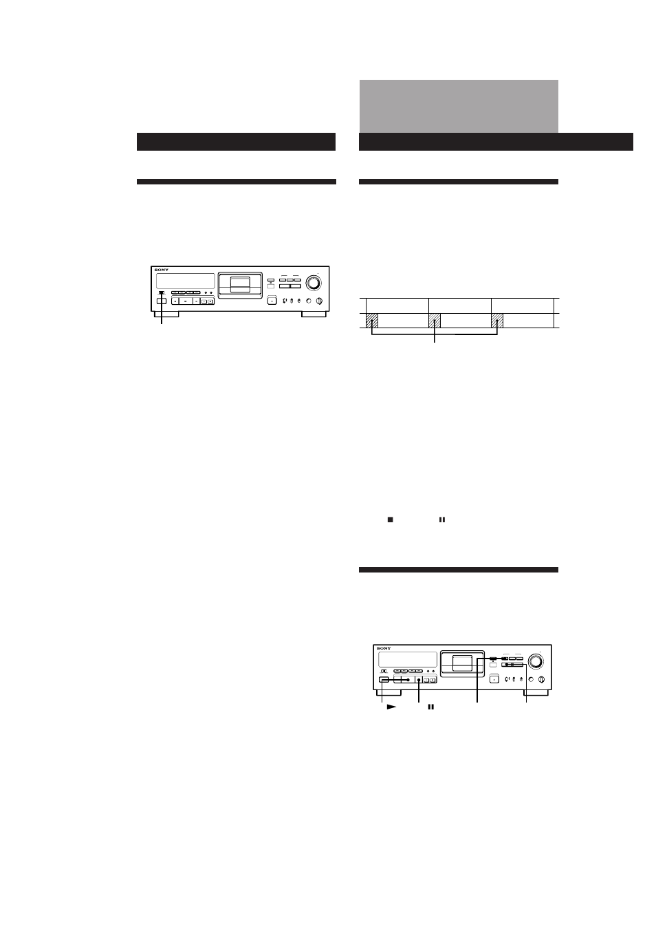 Timergesteuerte wiedergabe, Die verschiedenen subcodes, Setzen von startcodes während der aufnahme | Sony DTC-A6 User Manual | Page 53 / 62