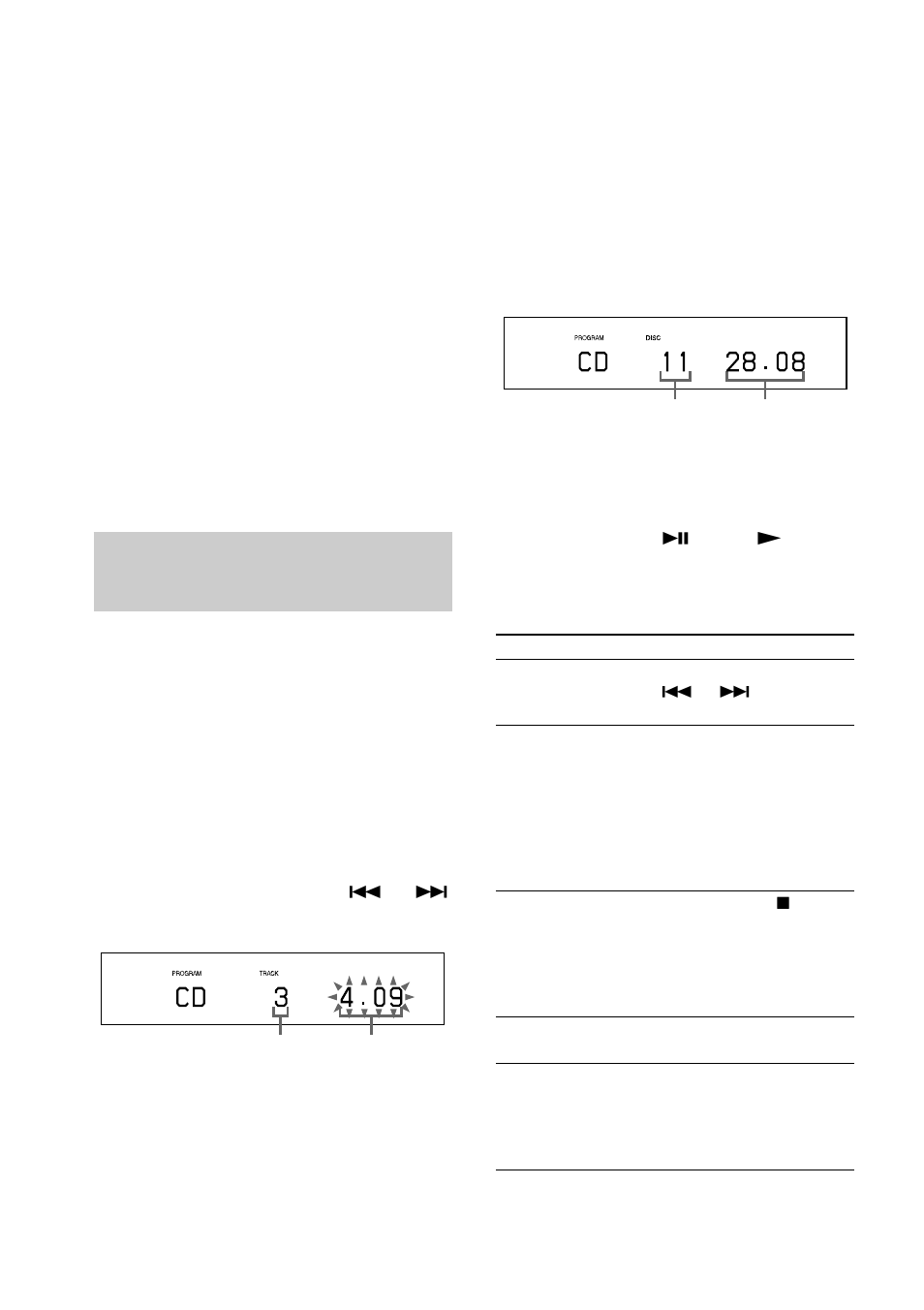 Programmation des plages d’un cd | Sony CMT-L1 User Manual | Page 40 / 84