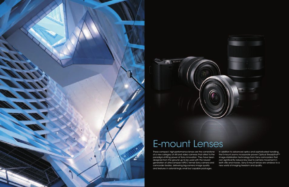 E-mount lenses | Sony a Lenses User Manual | Page 29 / 37