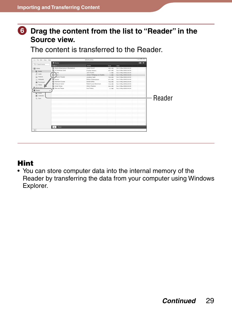 Sony PRS-300LC User Manual | Page 29 / 92