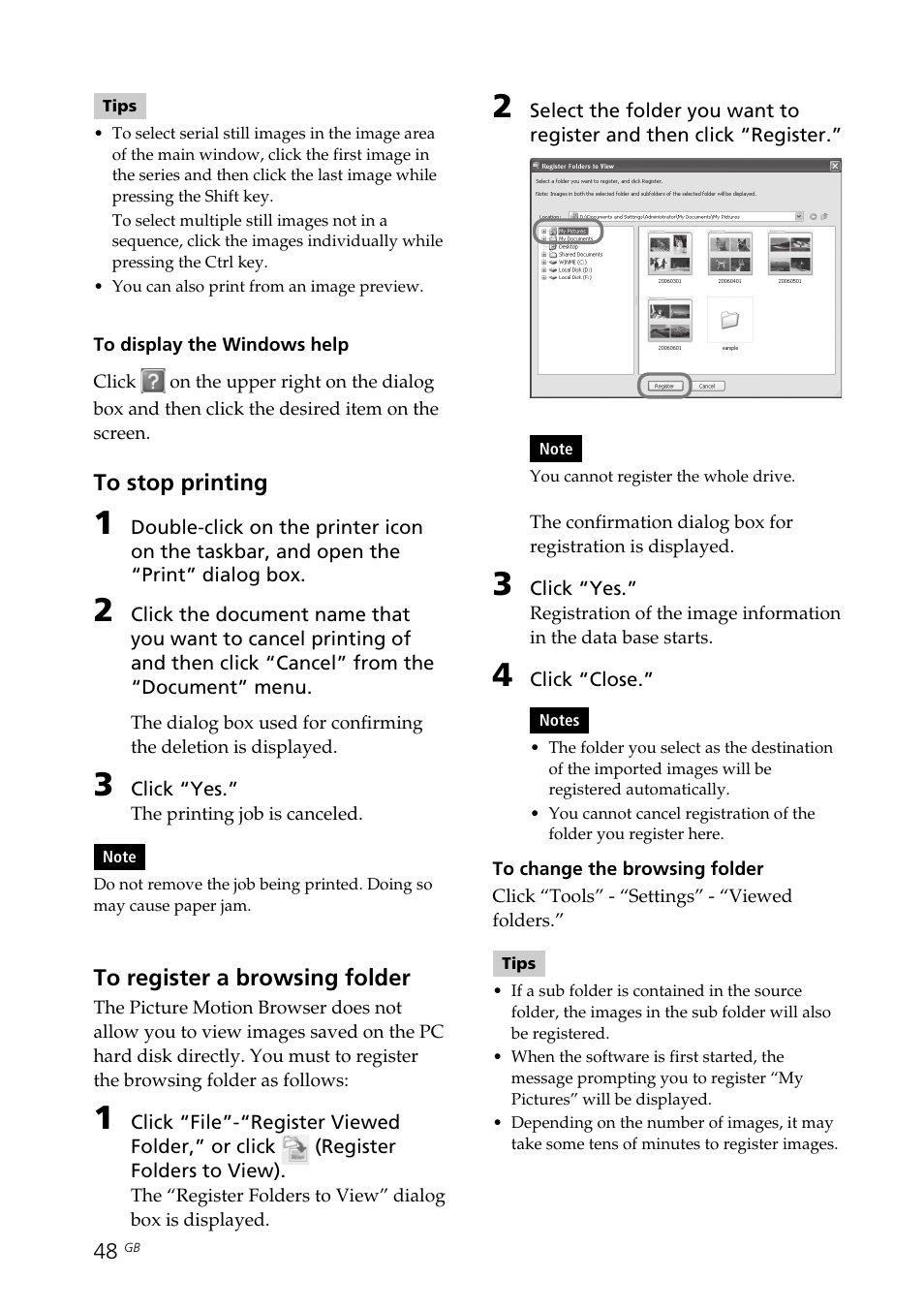 Sony DPP-FP70 User Manual | Page 48 / 84