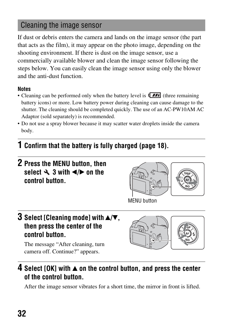 Sony A390L2LENSKIT User Manual | Page 32 / 170