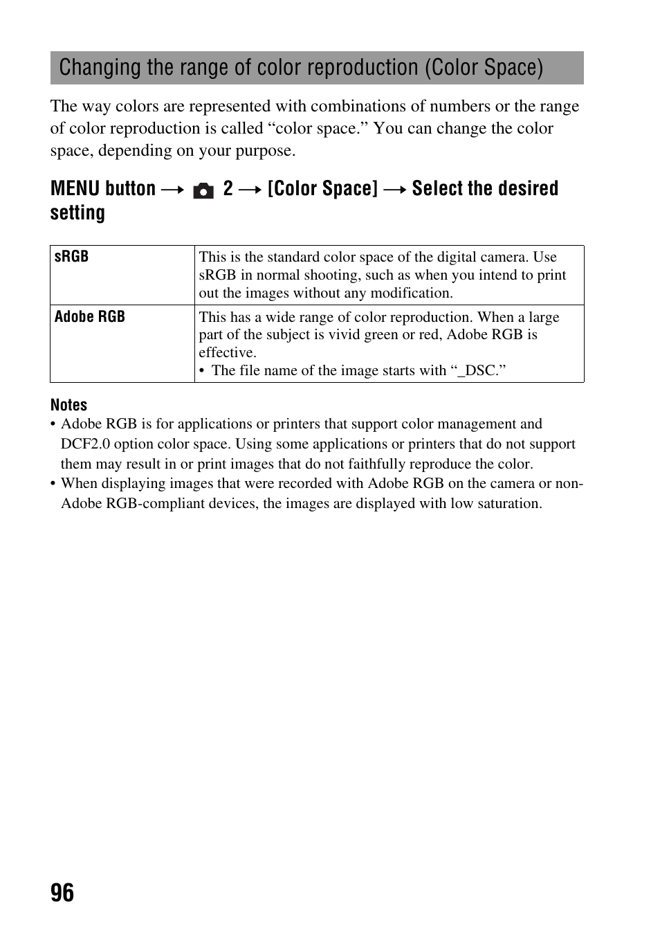 Sony A390L2LENSKIT User Manual | Page 96 / 170