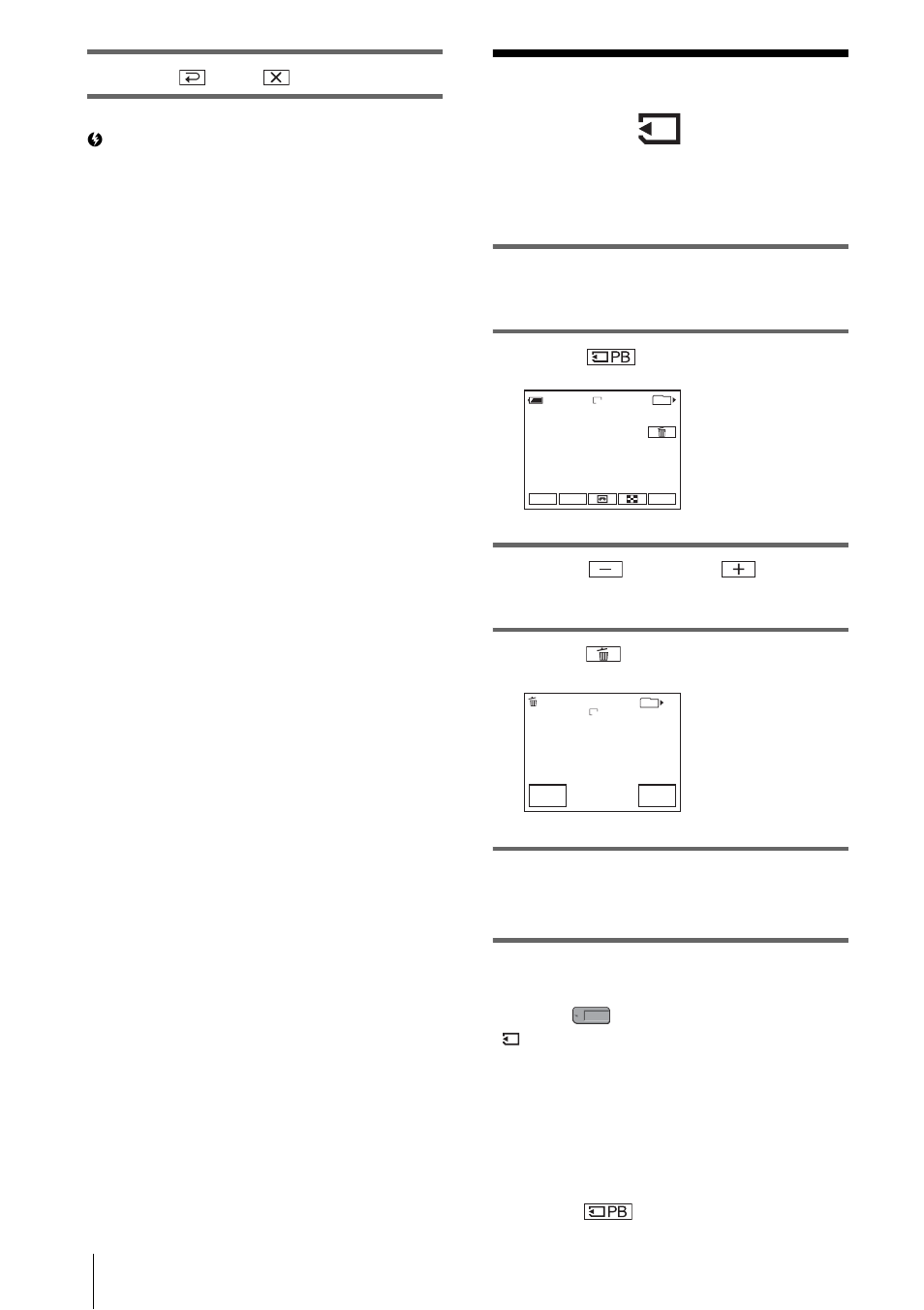 Deleting recorded pictures, N (p. 80) | Sony DCR-IP1 User Manual | Page 80 / 116