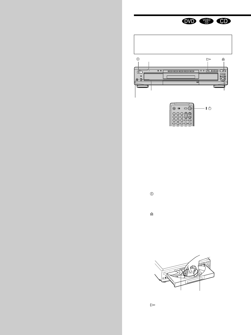 Playing discs | Sony DVP-C670D User Manual | Page 16 / 88