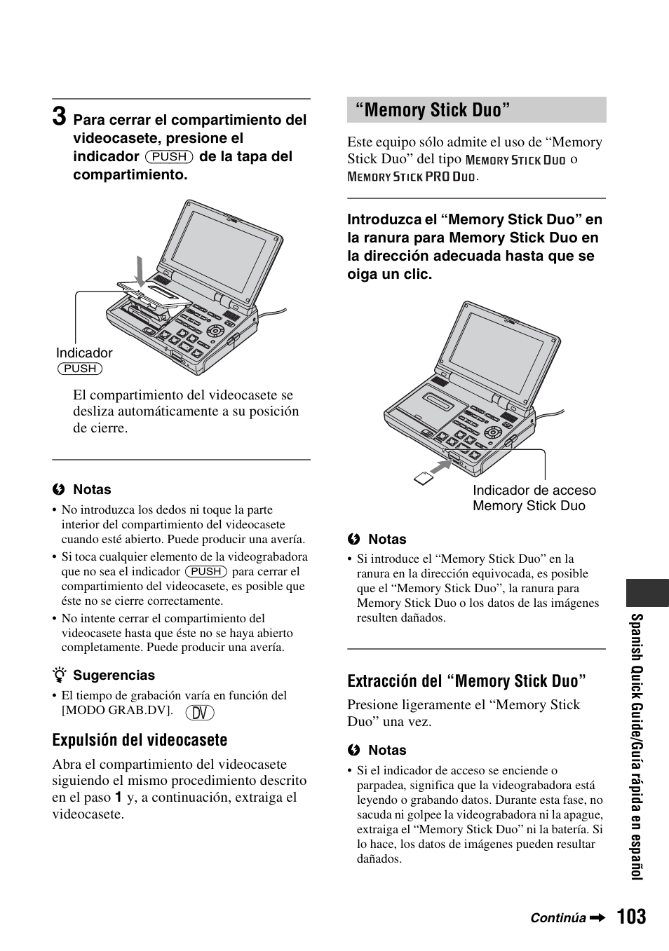 Sony GV-HD700 User Manual | Page 103 / 108