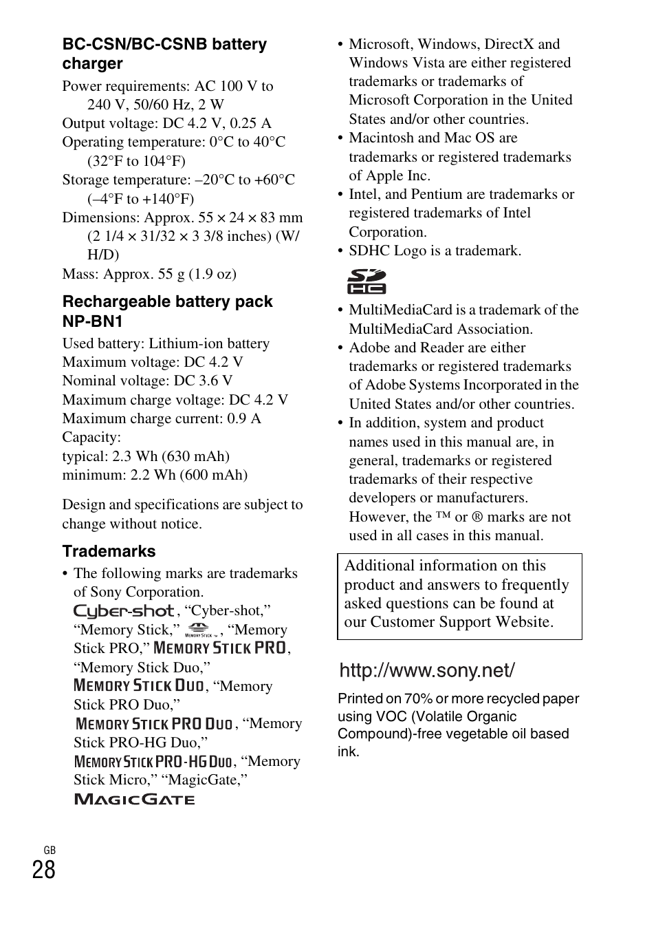 Sony DSC-W310 User Manual | Page 28 / 56