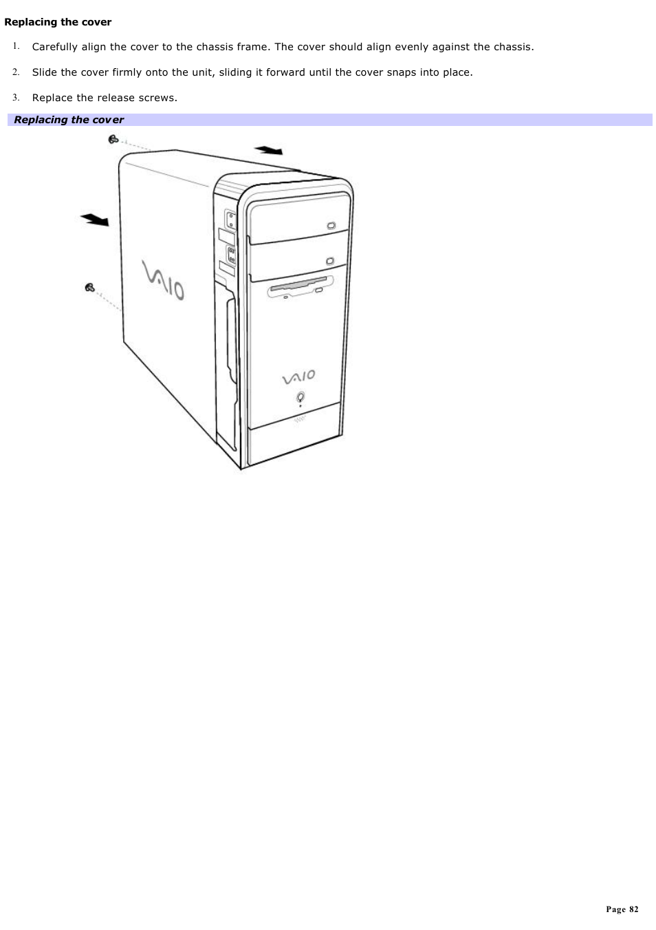 Sony PCV-RS411 User Manual | Page 82 / 146