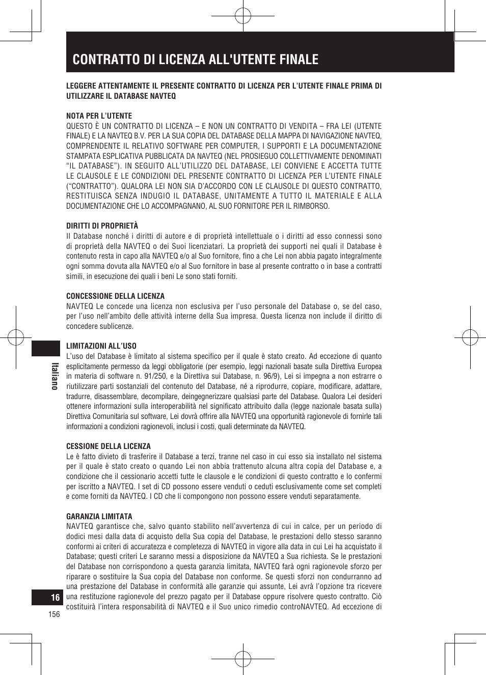 Contratto di licenza all'utente finale | Panasonic CNGP50N User Manual | Page 156 / 336
