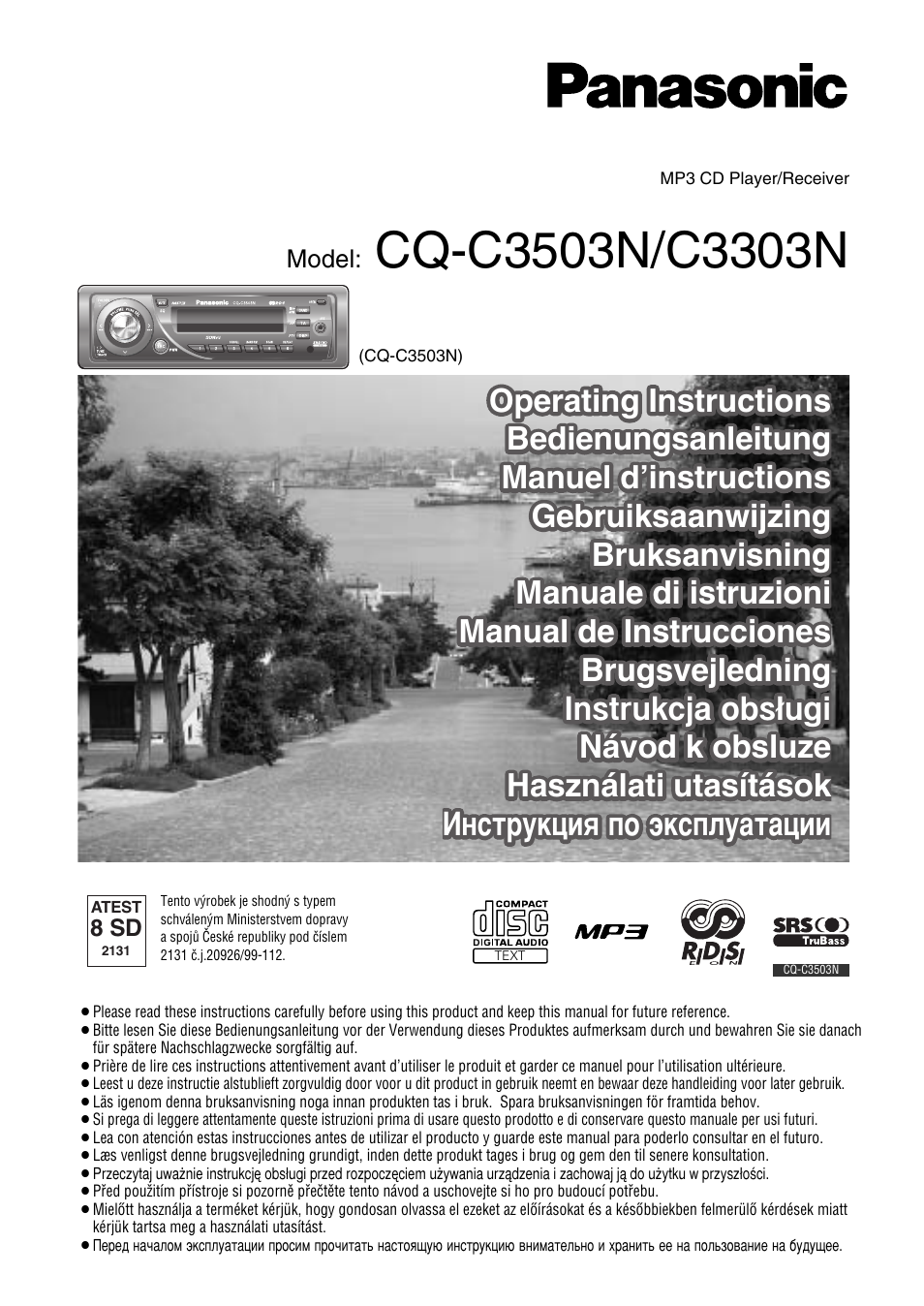 Panasonic CQC3503N User Manual | 42 pages