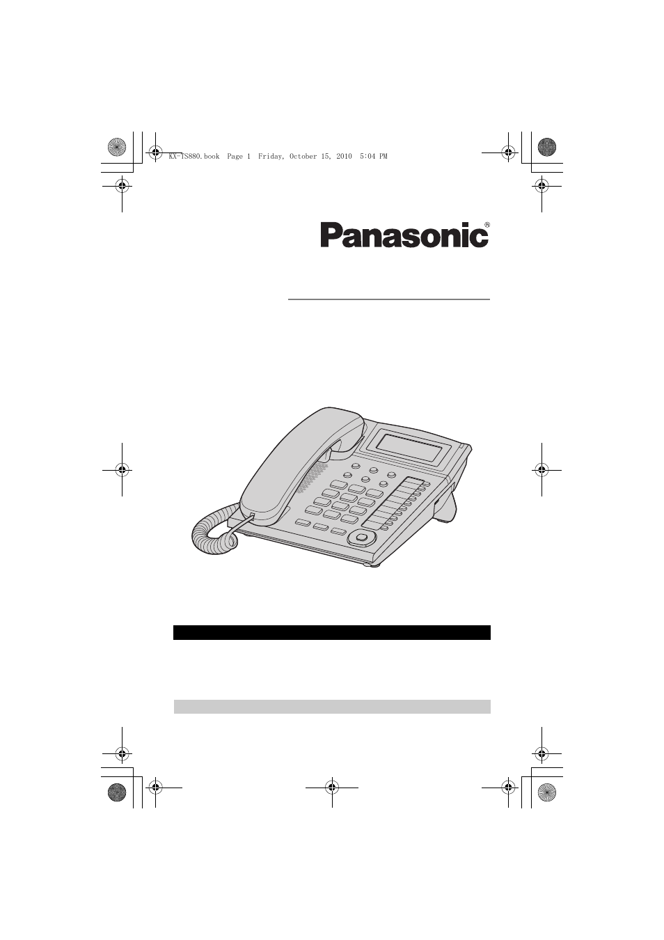 Panasonic KX-TS880W User Manual | 49 pages