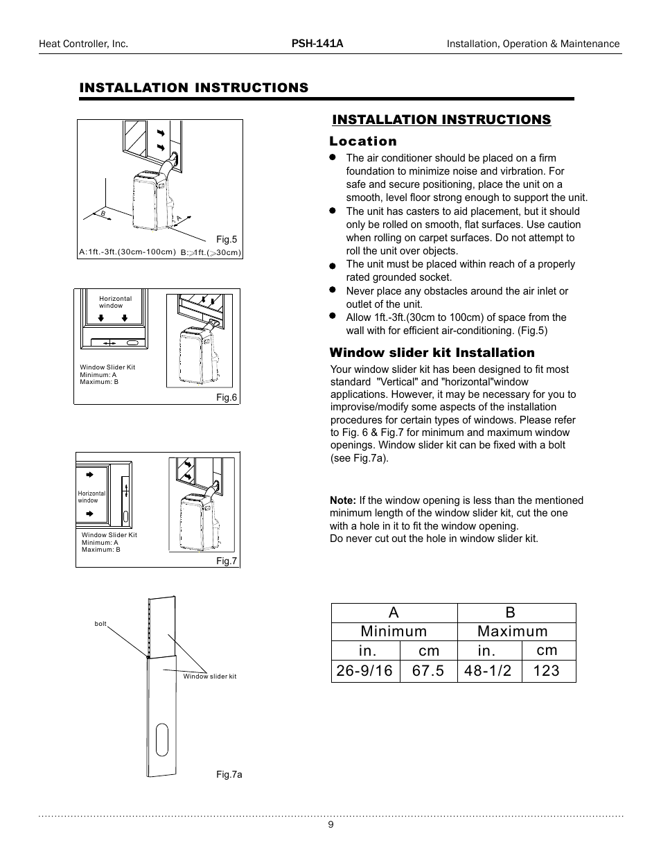 Comfort-Aire PSH-141A User Manual | Page 9 / 16