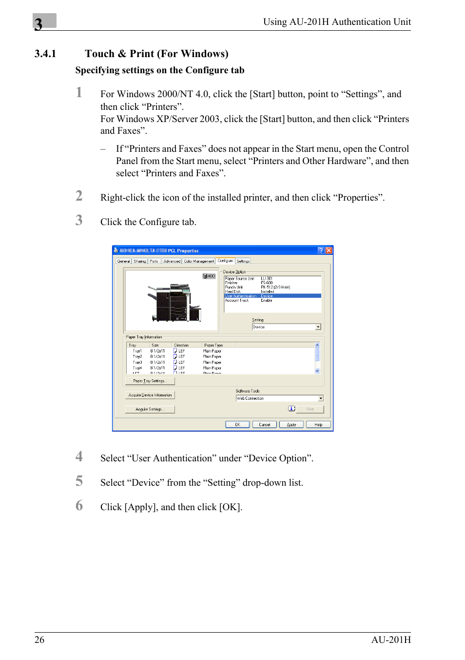 1 touch & print (for windows) | Konica Minolta bizhub 652 User Manual | Page 26 / 38