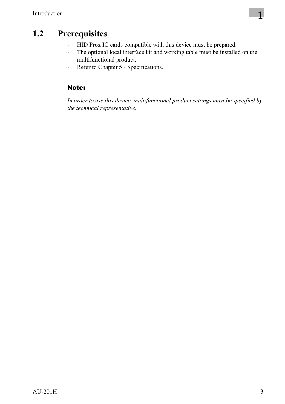 2 prerequisites | Konica Minolta bizhub 652 User Manual | Page 3 / 38