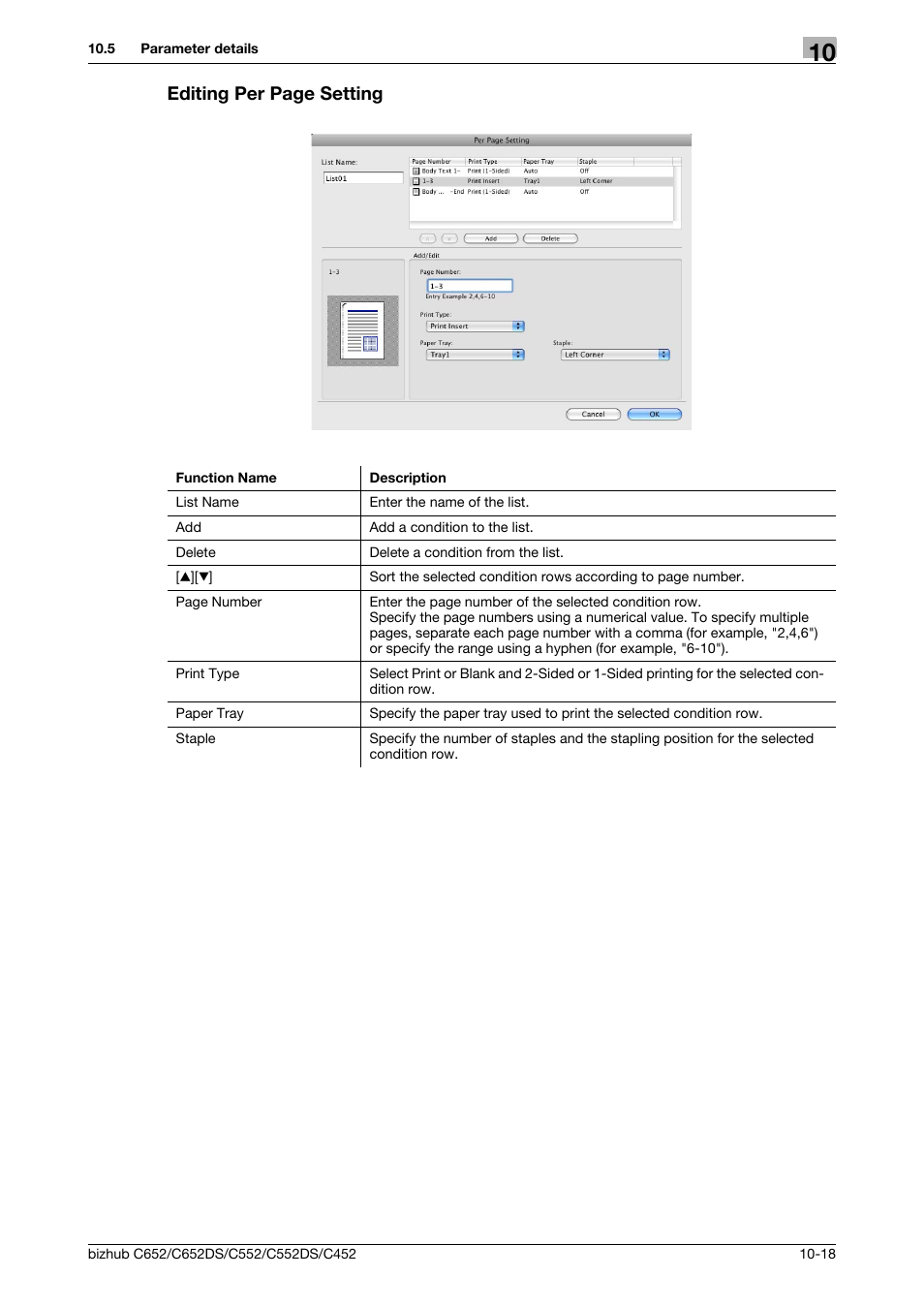 Editing per page setting | Konica Minolta BIZHUB C652DS User Manual | Page 136 / 312