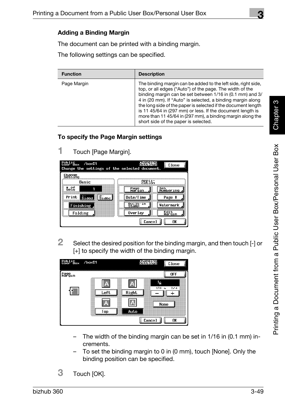 P. 3-49 | Konica Minolta bizhub 360 User Manual | Page 88 / 218