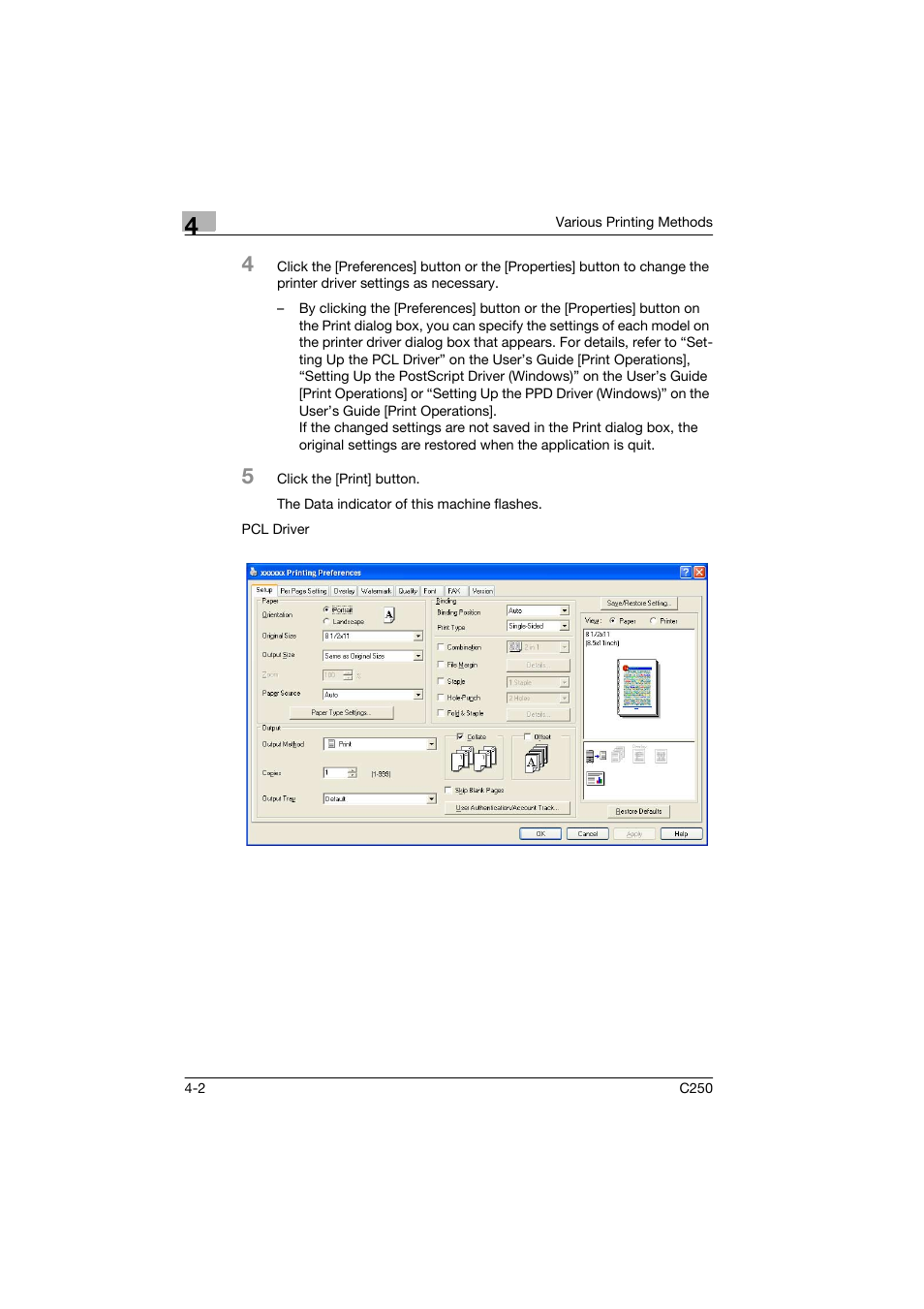 Konica Minolta bizhub C250 User Manual | Page 55 / 96