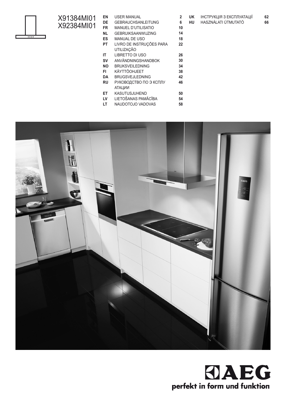 AEG X69453MD0 User Manual | 72 pages